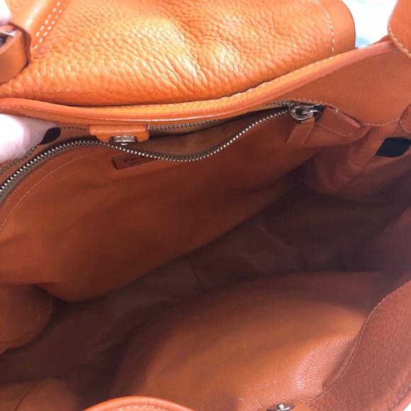 100% AUTH PRADA Leather/straw Daino Shoulder Bag - Picture 6 of 8